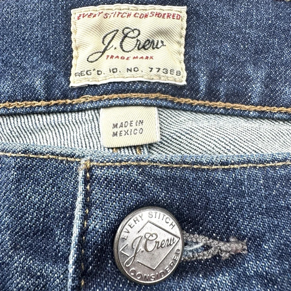 J.Crew 770 Straight‎ Men's 33 Med Wash Stretch Denim Jeans Classic Act 34